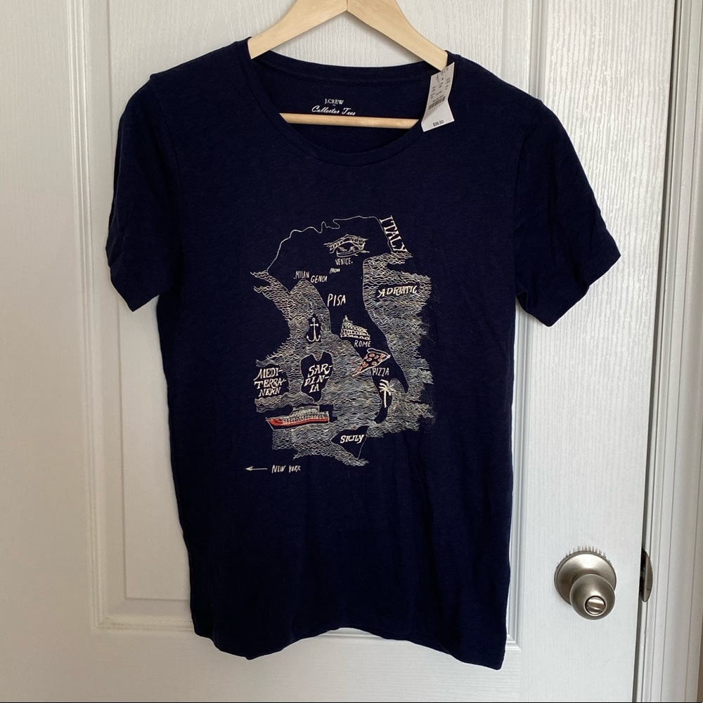 JCrew Factory navy collection Tee